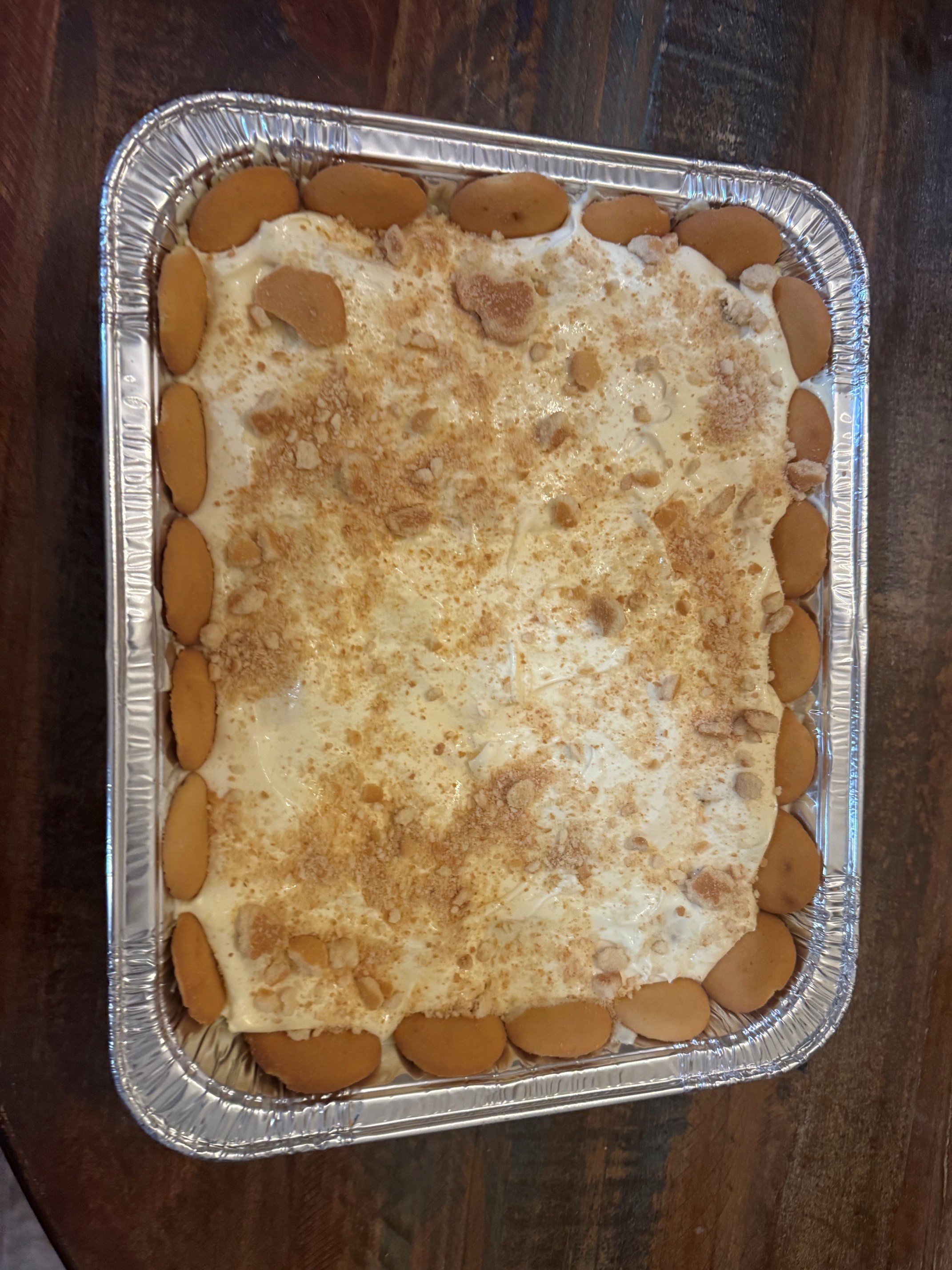 Banana pudding dessert