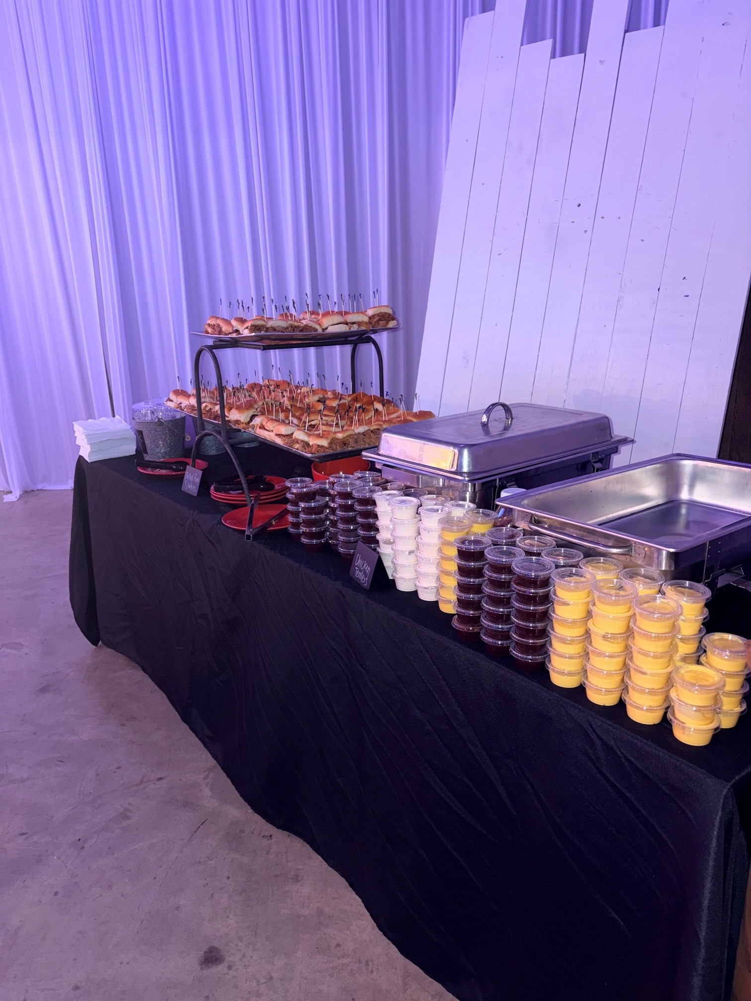 Food service beginning at the KHS Homecoming Dance